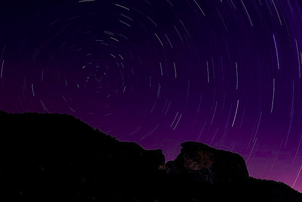 Trajetória das estrelas